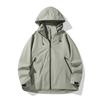 Spring New Couple Style Jackets, Mountain Style Outdoor Trendy Brand Loose Hooded Windproof Jackets for Men and Women