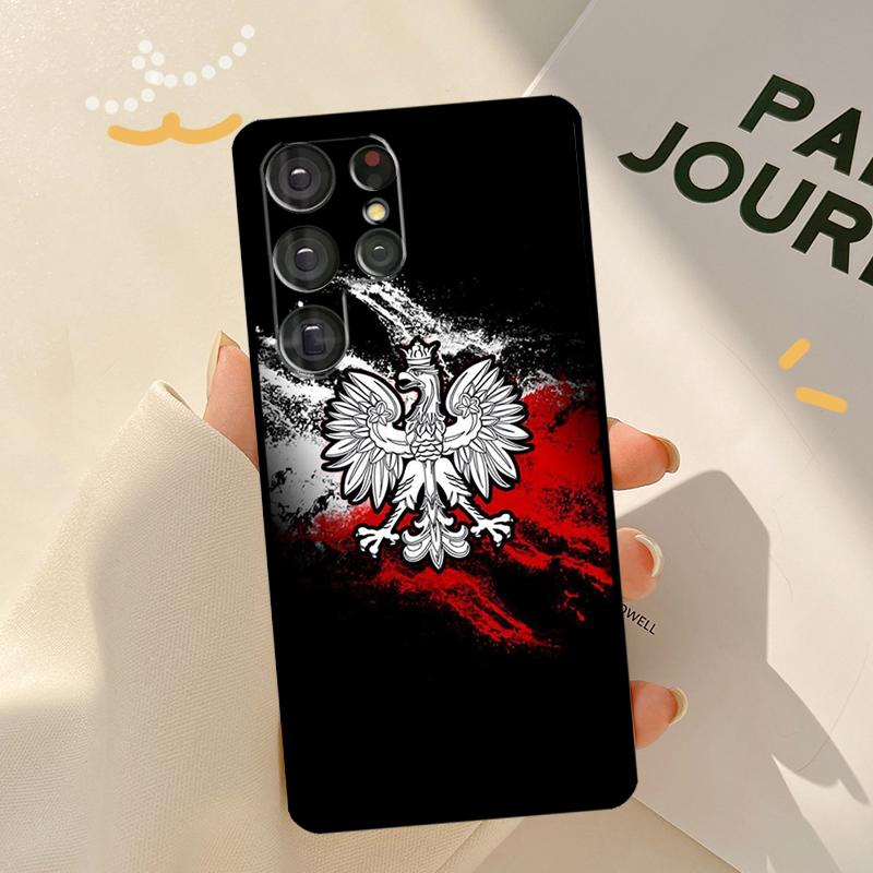 Poland Flag Case For Samsung Galaxy S23 S21 S22 Ultra Note 20 S20 FE S8 S9 S10 Note 10 Plus Phone Shell