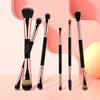 Makeup Brush Set with Soft Fiber Hair, Double-headed 6-piece Makeup Brush Set, Foundation Brush and Eye Shadow Brush