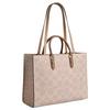 Coach Maggie 36 Printed Logo Coated Canvas Tote Bag Large Women tote bag Beige CY677-IMXI9
