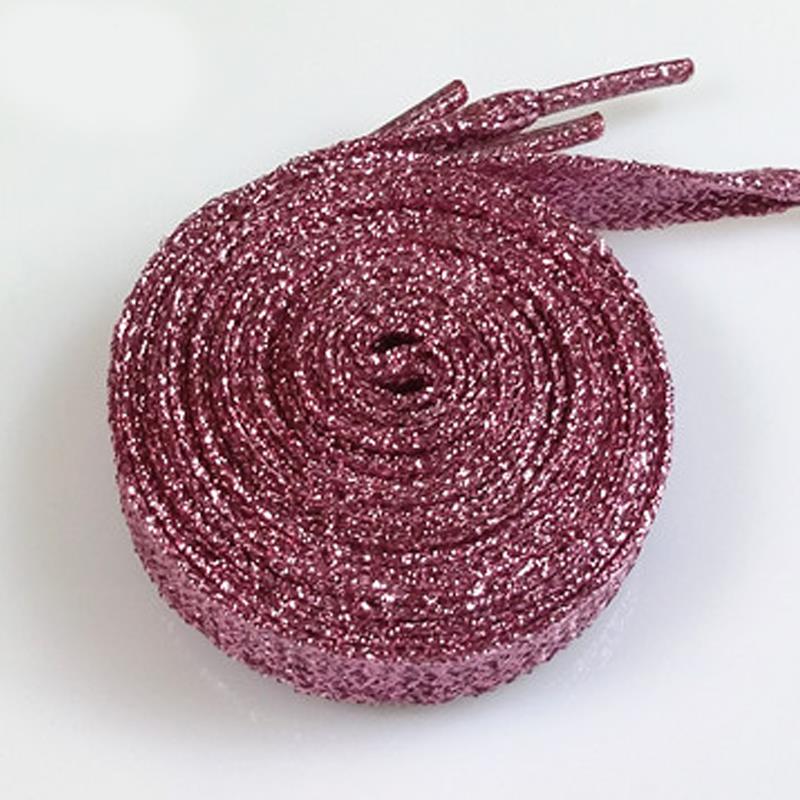 Good Product Men and Women Flat Leisure Waxing Waterproof Shoes LACES Fashionable Glitter Shoelaces