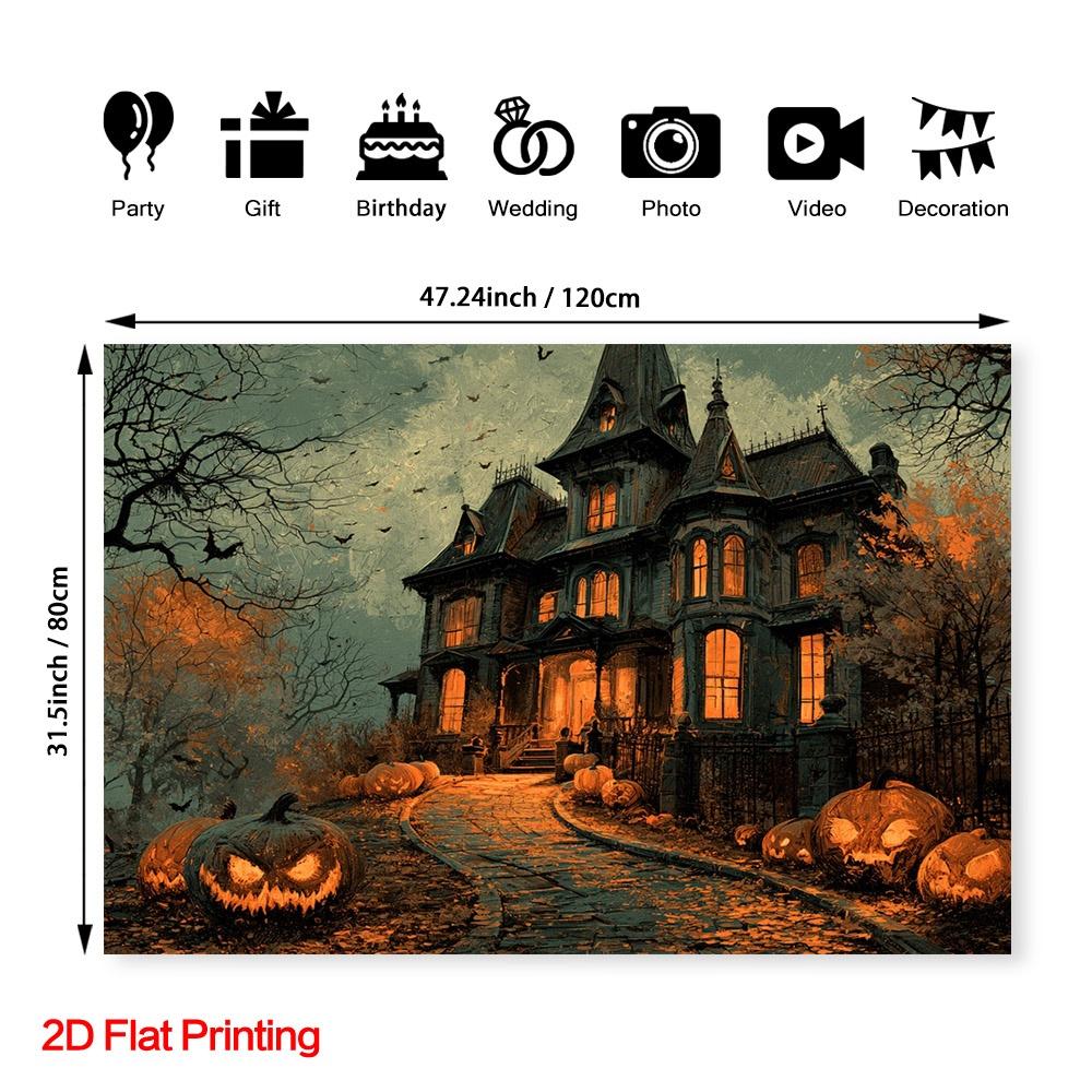 Gothichorror background suitable for indoor/outdoor portrait photography ghost house decoration applicable for themed parties