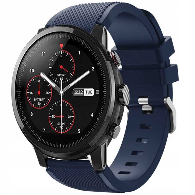 Sc Watchband 22Mm Navy Blue