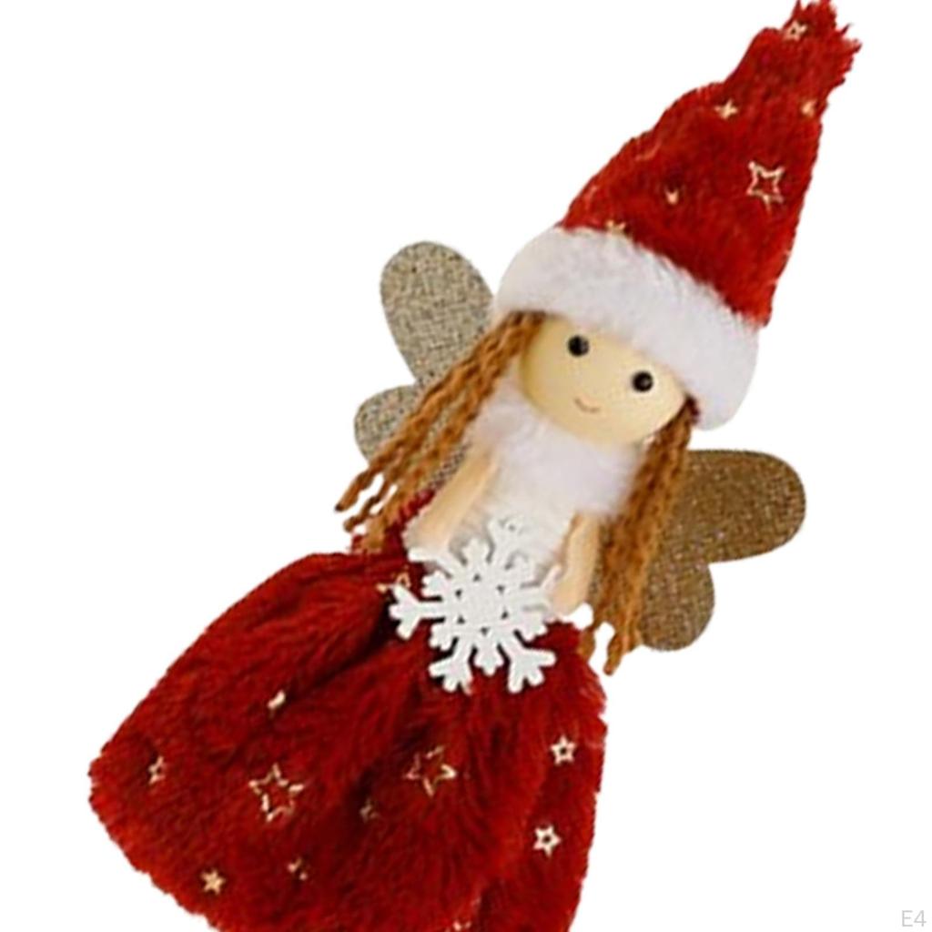 Рождественское украшение Девочка-ангелочек Традиционная коллекция Декоративное украшение для рождественской вечеринки Фигурка для