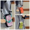 Nylon Rope Drawstring Crossbody Bag Coin Pouch Mobile Phone Pack Nylon Shoulder Bag  Outdoor