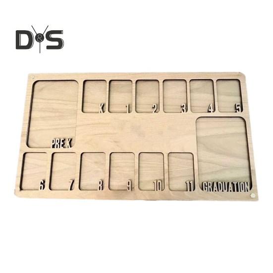 Рамка для фотографий школьных лет, от дошкольного до выпускного, 14 фотографий, рамка для выпускного для детей, вехи в образовании