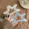 PVC Shark Clip Starry Large Size Hair Grab Fashion Hair Clip  Daily