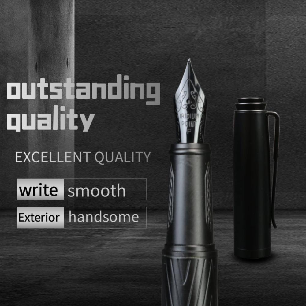 0.5mm Nib Metal Fountain Pen Titanium Nib Smooth Ink Pens  Writing Supplies