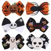 Cartoon Spider Pumpkin Hair Clip Black Cat Skull Hair Accessories for Girls Day Dress Up Halloween Party Decoration