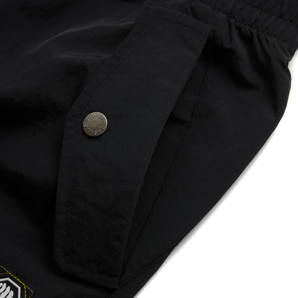 Li Ning Badfive удобные повседневные простые прямые спортивные брюки со шнуровкой мужские низы черного цвета AYKV099-2