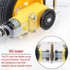 Комплект для сборки умного робота-автомобиля, акриловый, двойной, 4WD, набор для самостоятельной сборки умного робота-автомобиля для рукоделия