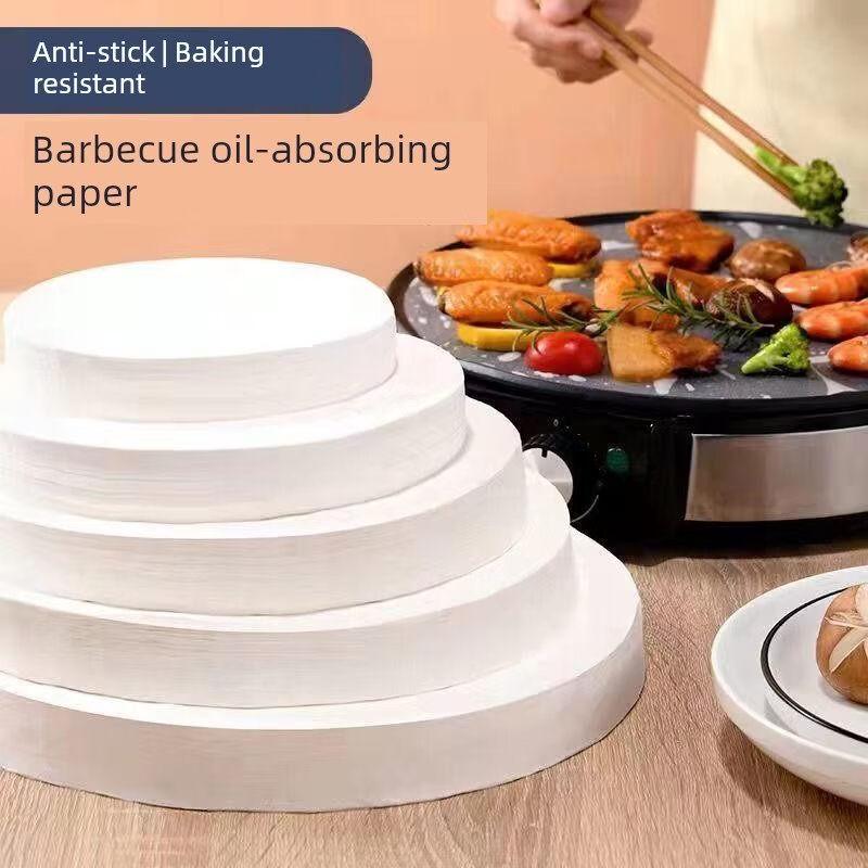 ZISIZ Round Barbecue Oil-Absorbing Paper