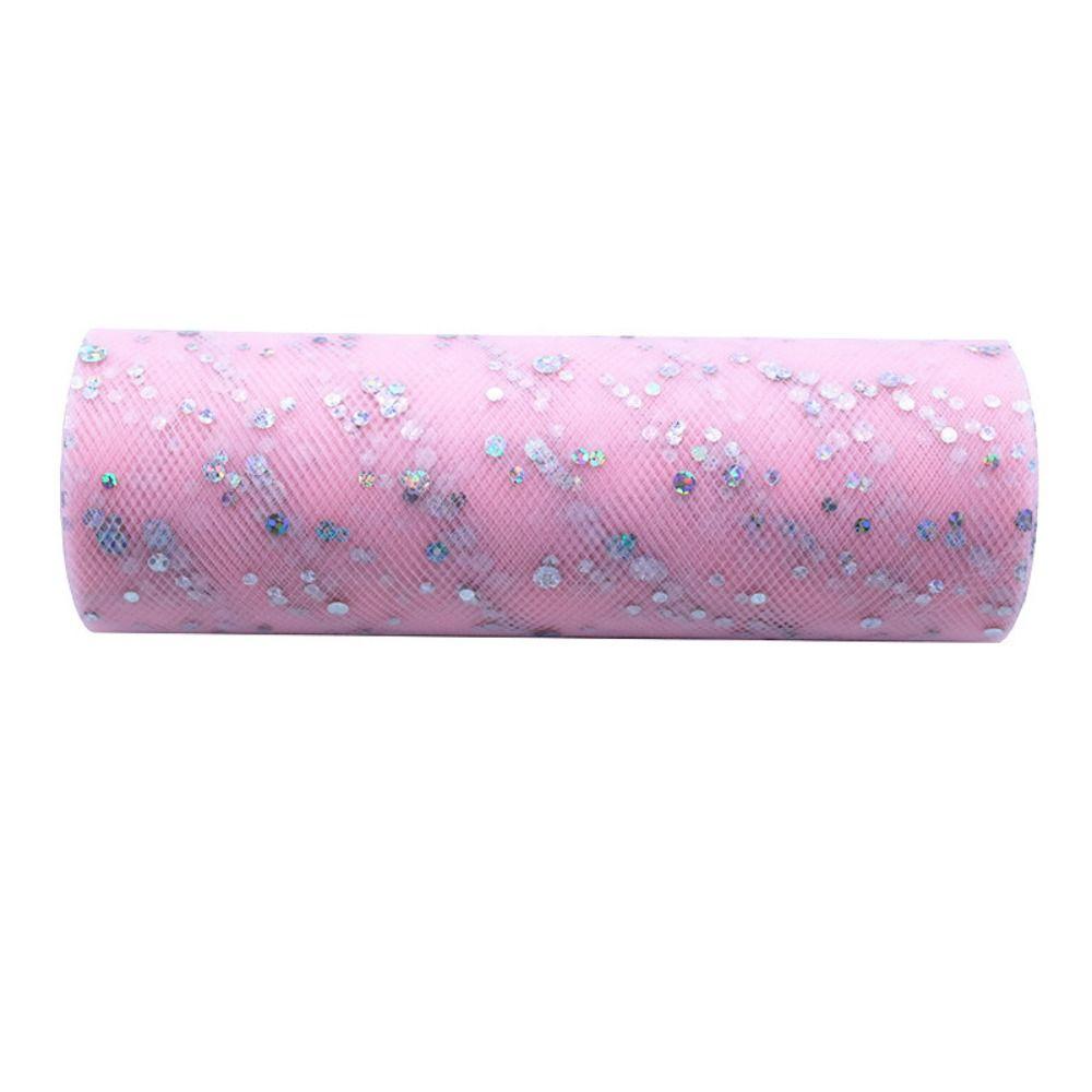 Украшения на день рождения органза лазерная марля тюль ткань блестящий пайетки тюль рулон 10 ярдов 15 см