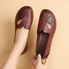 Moccasins Women Flats Autumn New Woman Loafers 2024 Genuine Leather Female Shoes Slip On Ballet Bowtie Women's Shoes