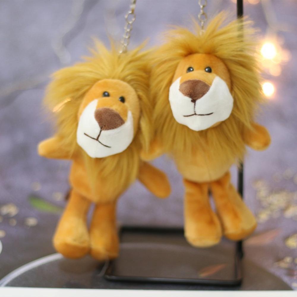 Giraffe Lion Key Chain Elephant Key Ring Animal Plush Toy Plush Keychain Plush Dolls Stuffed Toys