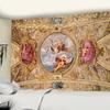 Резной Настенный Гобелен Настенный Ретро Богемный Печатный Полиэстер Спальный Коврик Спальня Декоративный Фон Ткань