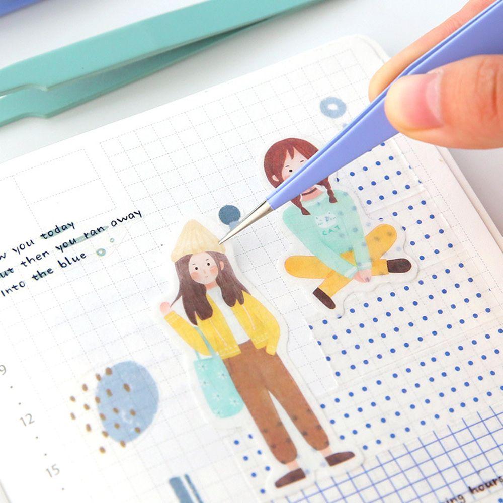 Креативные наклейки для ногтей, накладные ресницы, изогнутые пинцеты своими руками, кусачки из нержавеющей стали, прямые