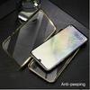Двусторонняя магнитная чехол-кейс с защитой от подглядывания для Samsung Galaxy S26 S25 S24 S23 S21 S20 FE Note20, чехол с металлическим каркасом, полноформатный