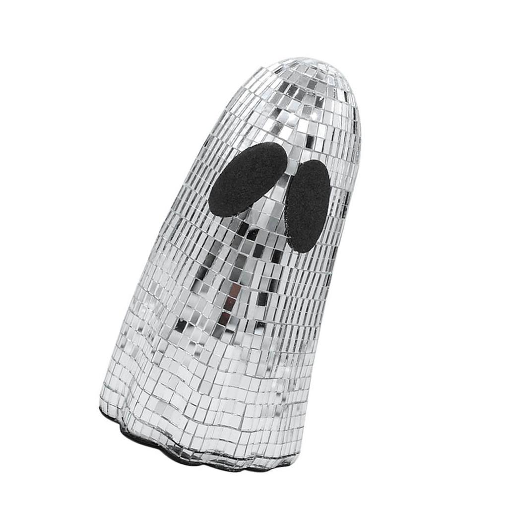 Disco Ghost Halloween Decoration Ghost Disco Ball Table Ornaments For Home Party Bar Indoor Outdoor Use