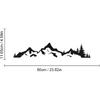 Mountain Trees Vinyl Stickers Self-Adhesive Car Side Body Stickers Waterproof Car Window Decals Truck Motorcycle Bumper Wall Art Stickers