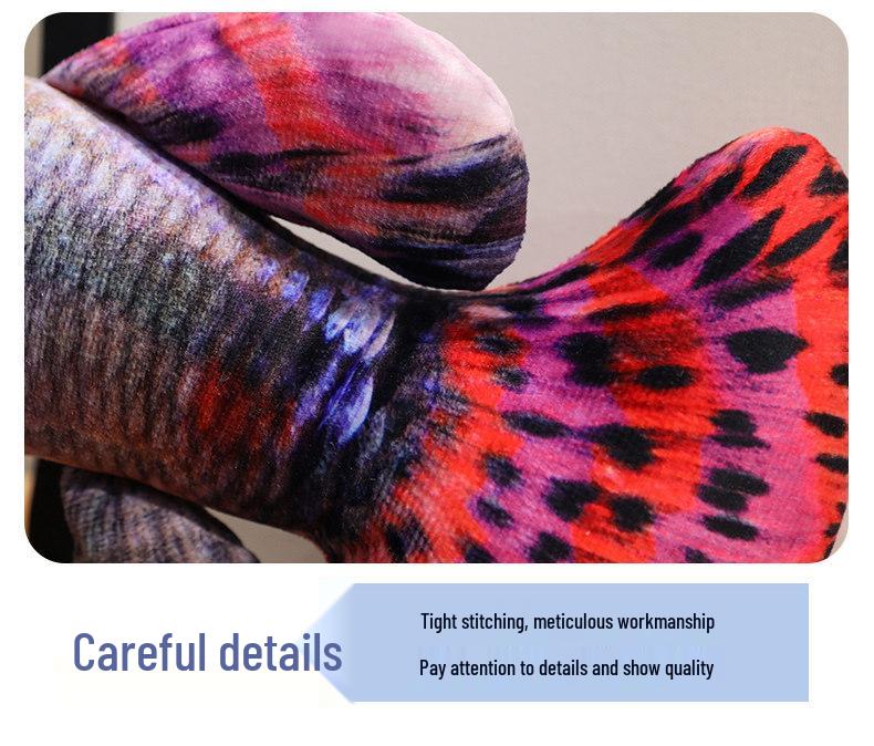 Плюшевая игрушка «Цветная гуппи» - Игрушка-подушка, имитирующая тропическую рыбу