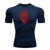 Anime Men's Compression Shirt Fitness Sport Running Tight Gym TShirts Athletic Workout Quick Dry Tops Tee Summer Top Y2k
