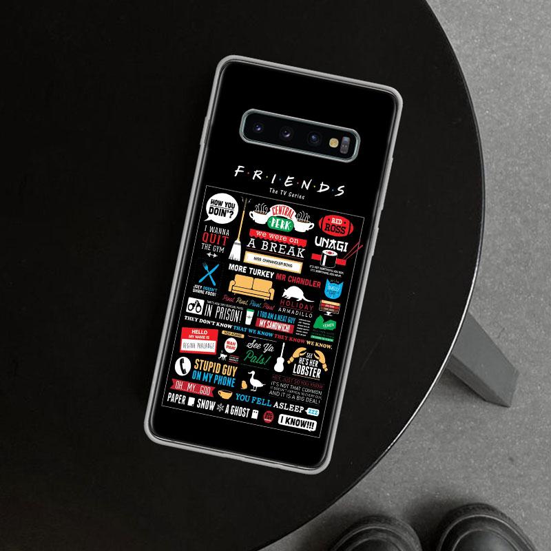 Забавный чехол для телефона из сериала «Друзья» для Samsung Galaxy S26 S25 Edge S24 S23 Ultra S22 Plus S21 FE S20 + Арт Индивидуальные Fundas