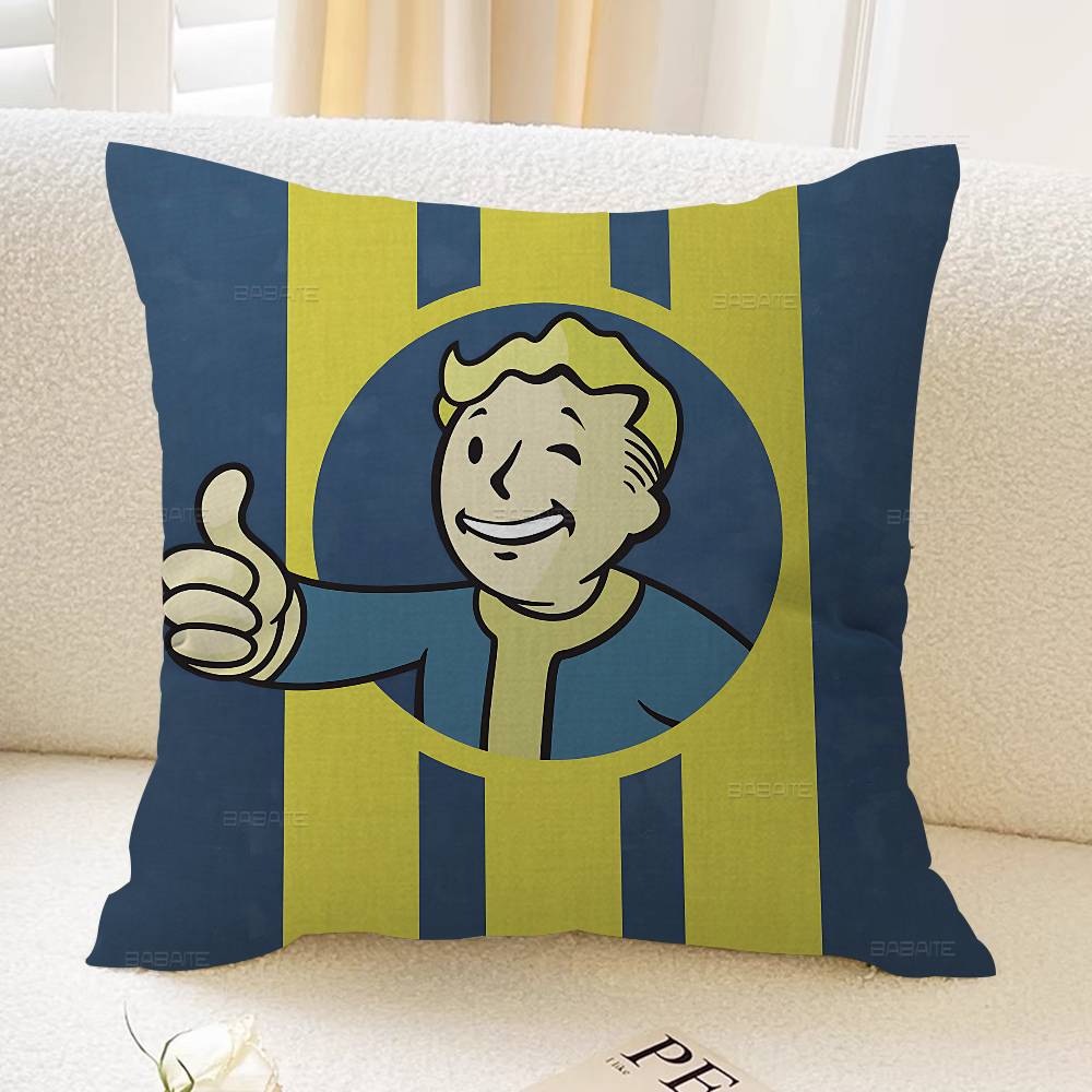 Game Vault Tec F-Fallout Cushion Cover Polyester Sofa Cushions Decorative Throw Pillows Home Decoration Pillowcover