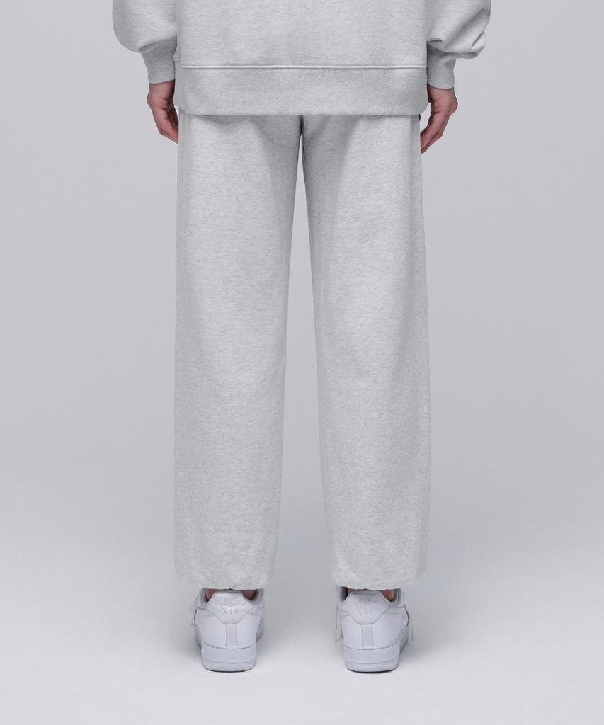 MUSINSA STANDARD Wide Sweatpants [Melange Light Gray]