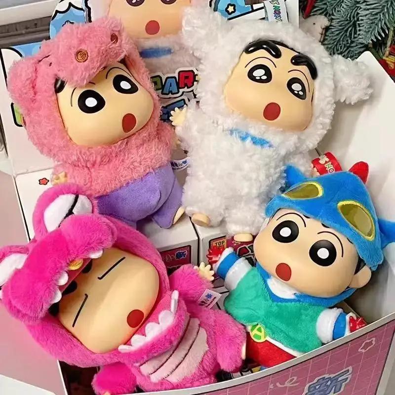 Toptoy CrayonShin-Chan Блайнд Бокс Серия Костюмированная Вечеринка Виниловая Кукла Аниме Фигурка Экшн Мистери Бокс Кавайная Коллекция Модель Игрушка Подарок