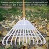 12/21 Tines Leaf Rake Tempered Plastic Rake Head Collecting Leaves Debris Garden Tool Lightweight Yard Grass Clean Tool for Gardening Camping