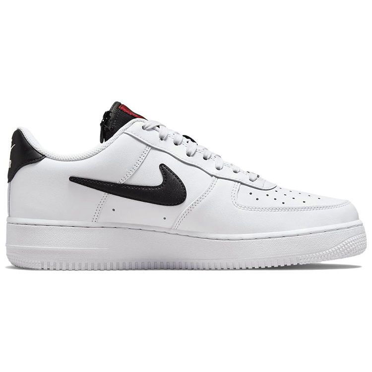 Nike Карабин Air Force 1 07 Premium — белые мужские кроссовки Habanero Red Pomegranate Black DH7579-100