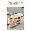 Food Grade PP & PET Egg Storage Box Handle Design Large Capacity Refrigerator Fresh Keeping Egg Container Kitchen Organizer