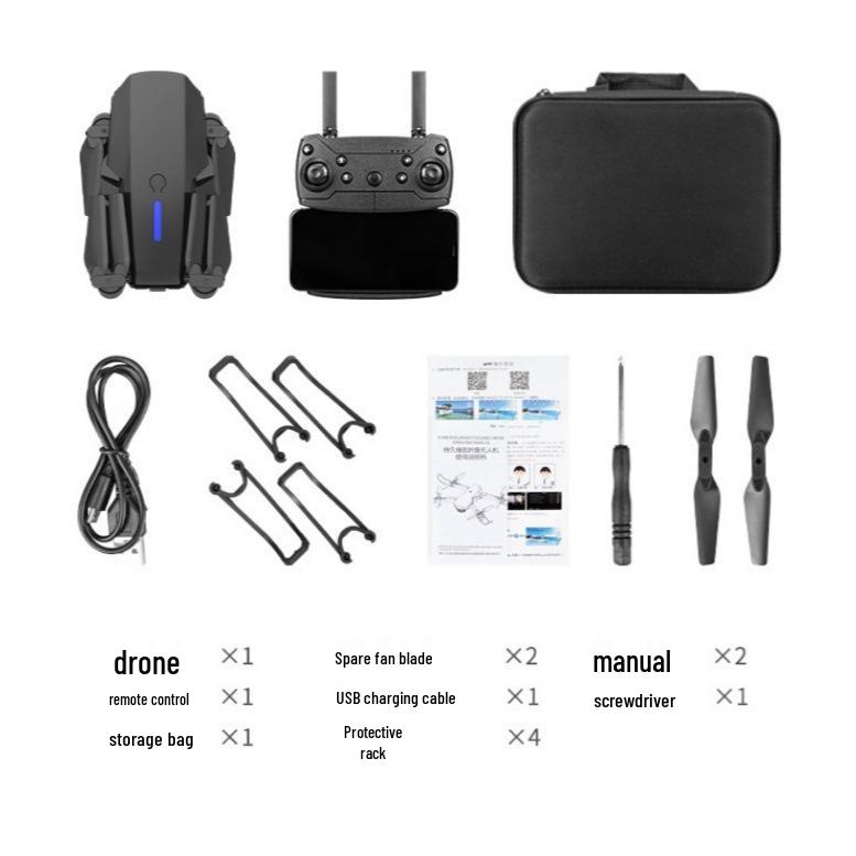 HD детский складной квадрокоптер с дистанционным управлением для аэрофотосъемки