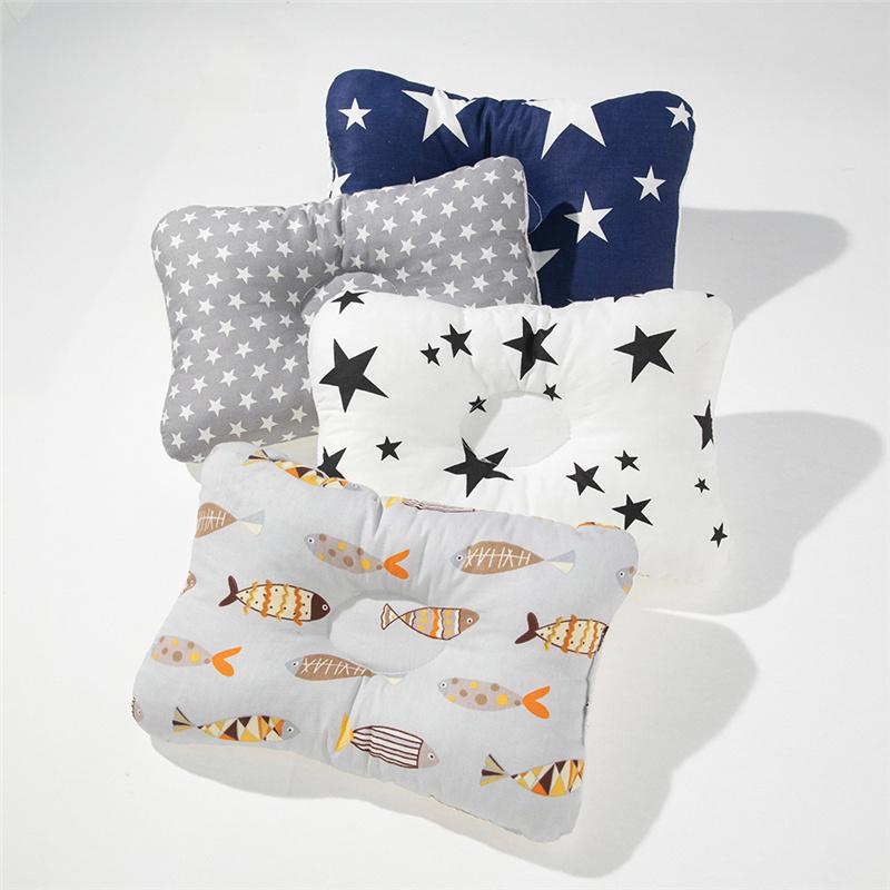 Baby Anti-deflection Head Fixed Breathable Side Pillow Newborns Baby Sleep Headrest Infant Pillow