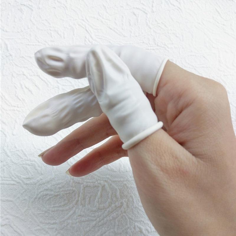 Белые высококачественные 10 шт./упак. горячая распродажа новый стиль эластичные латексные защитные регулируемые одноразовые силиконовые перчатки ювелирные аксессуары