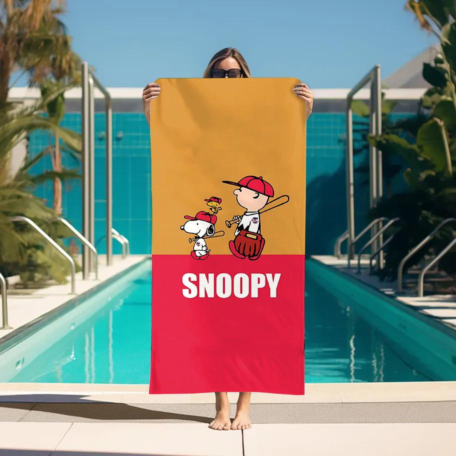 Beach Towels S-Snoopyes Bathroom Gym Towel Turban for Hair Drying Sauna Personal Care Spa Large Bath Accessories Home Quick Set
