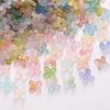 Acrylic Point Golden Bead Tetrapetal Flower Interval Scattered Beads For DIY Bracelets Necklaces Jewelry Making