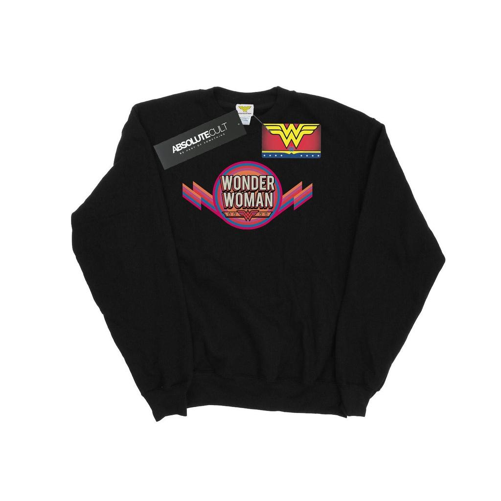 DC Comics Womens/Ladies Wonder Woman Rainbow Logo Sweatshirt