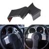 ABS Carbon Fiber Steering Wheel Button Trim For Nissan 350Z Z33 Enthusiast 03-06