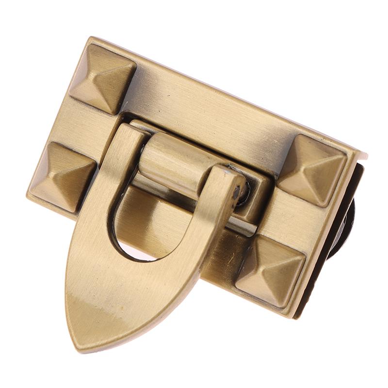 1PCS 4CM Metal Turn Twist Lock Buckles For DIY Women Handbag Bag Purse Hardware Closure Clasp Bags Parts Accessories