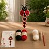 Hummingbird Garden Animal Spiral Crochet Kit Butterfly Bee Christmas Doll Pendant  Backpack Charm