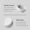 Cat Ceramic Food Water Bowl with Stand Small Dogs Elevated Drinking Eating Feeding Bowls Pet Anti-overturning Feeders