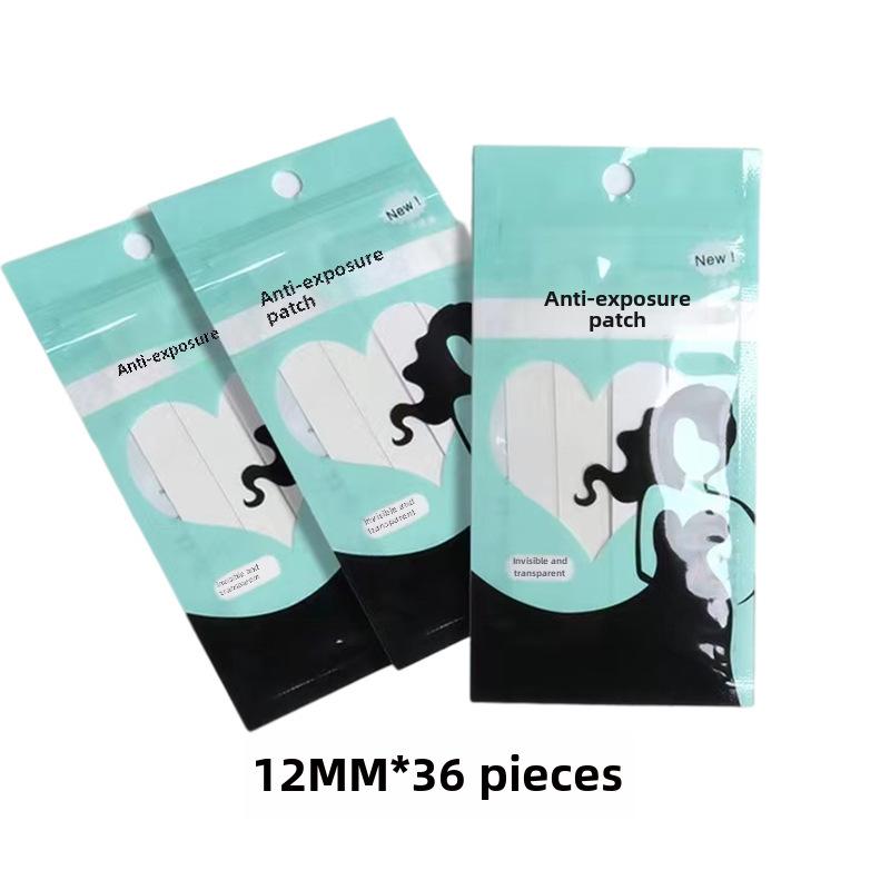 Прозрачная двухсторонняя клейкая лента для одежды на груди и воротнике