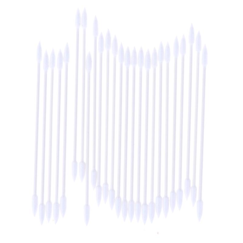 25 шт. хлопковая одноразовая палочка для чистки порта зарядки наушников и телефона
