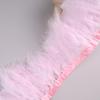 10 Meters Natural Turkey Marabou Feather Trim Ribbon Feather Fringe For Wedding Dress Decor Sewing Accessories Plumas