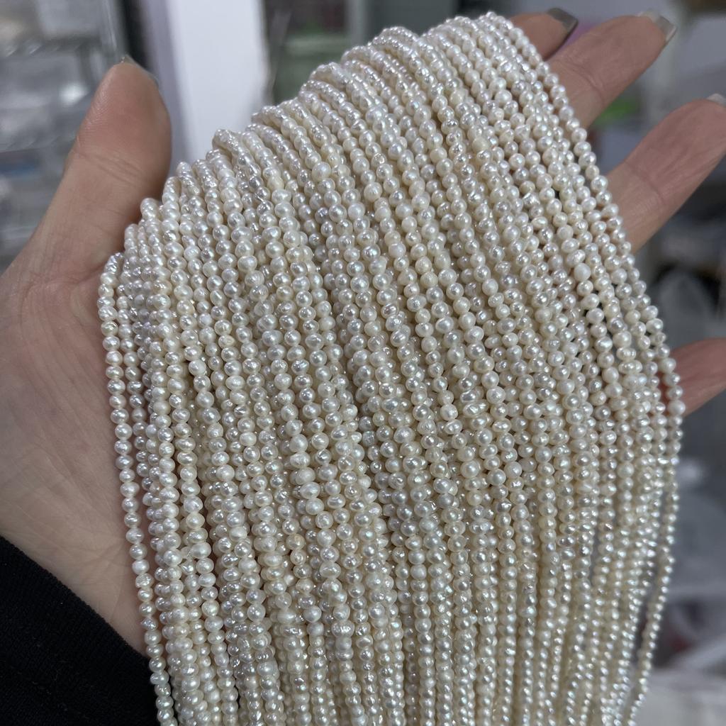 1 нить, 2-2,5 мм, белые искусственные бусины в форме риса для изготовления украшений своими руками, подарков на День святого Валентина, невесты, подружки невесты, женщин, свадебных изделий, 36 см