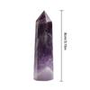 Натуральный Фэнтези Кварц Шестиугольная Палочка Мечта Аметист Кристалл Колонна Исцеляющий Камень Энергия Фиолетовый Кристалл Украшение Офисного Стола