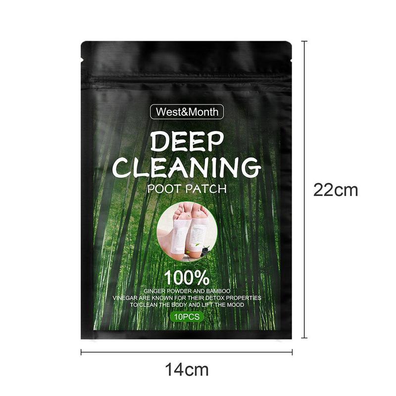 10 шт. Nuubu Detox пластыри для ног, глубоко очищающие подушечки для ног, естественная детоксикация токсинов в организме, похудение ног, улучшение сна, Прямая поставка B6P0