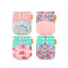 4PCS Baby Cloth Diaper Washable Reusable Stretchable Cloth Pocket Diapers with Strong Absorption